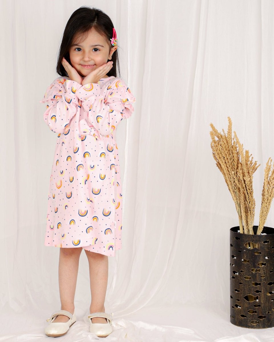 To The Rainbow Girls Casual Dress - WNCL-RNBW-1-2