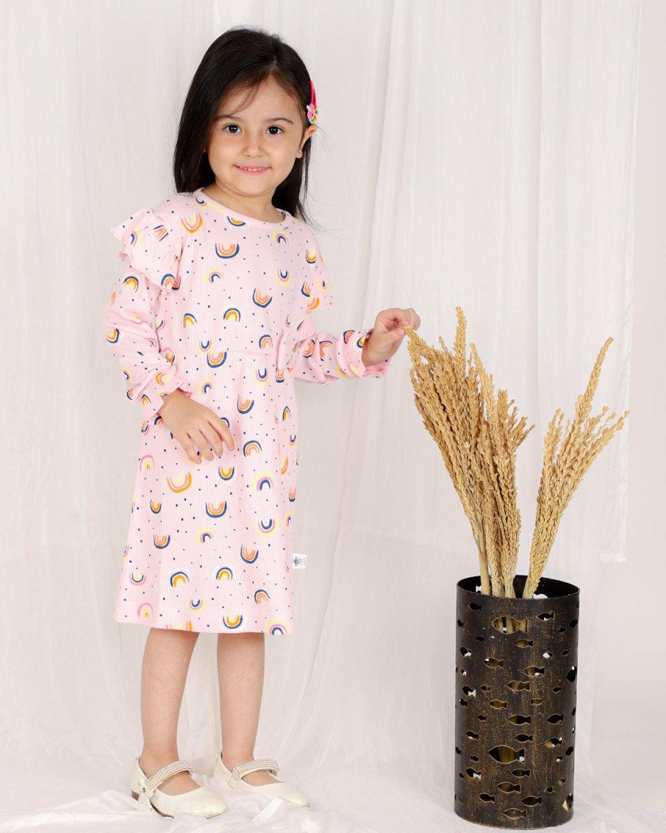 To The Rainbow Girls Casual Dress - WNCL-RNBW-1-2