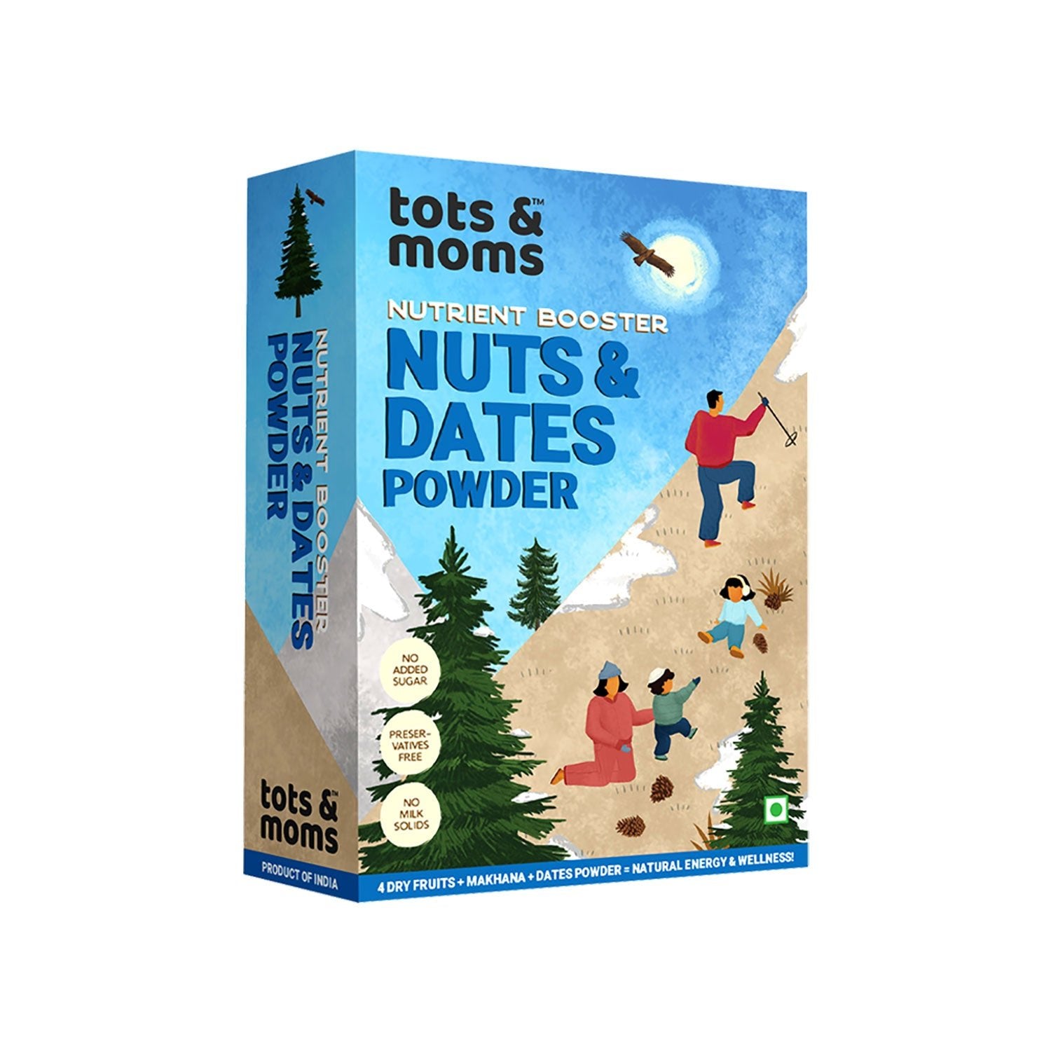 Tots and Moms Dry Fruits Mix - Nuts & Dates Powder - Baby Food