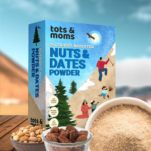 Tots and Moms Dry Fruits Mix - Nuts & Dates Powder - Baby Food