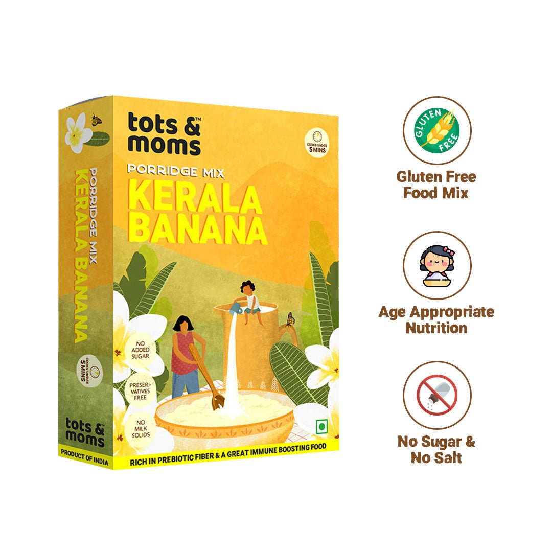 Tots & Moms Calcium Rich Raw Kerala Banana Powder for Kids 200g - HP03