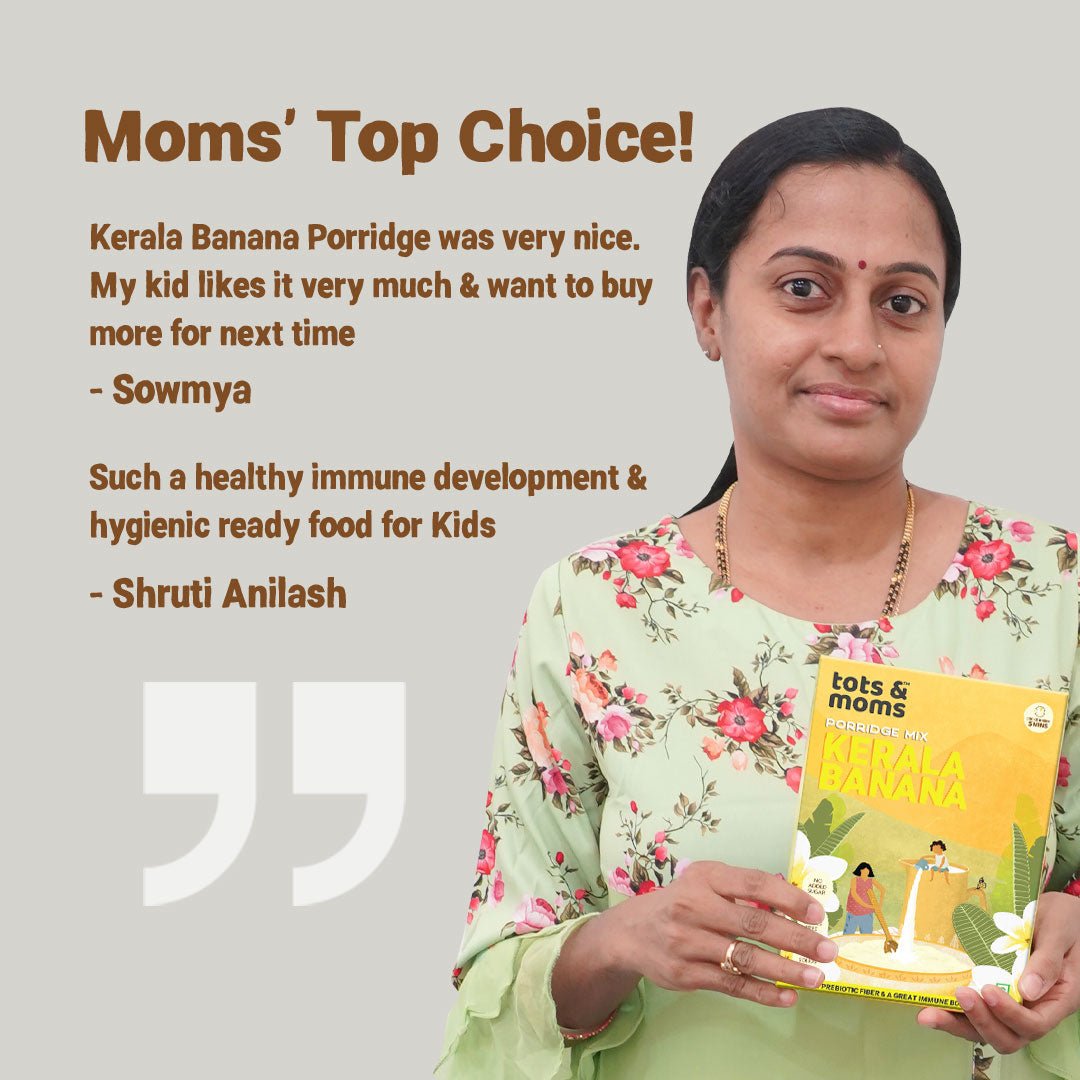 Tots & Moms Calcium Rich Raw Kerala Banana Powder for Kids 200g - HP03