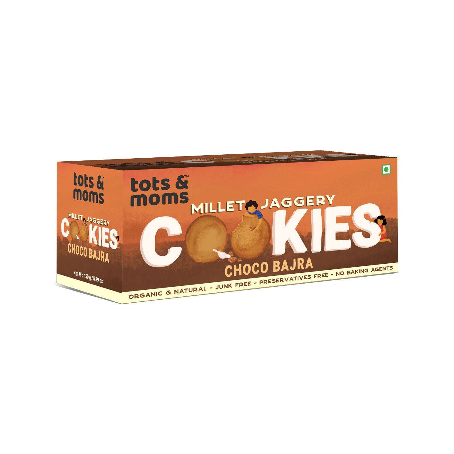 Tots & Moms - Choco Bajra Cookies - HS08