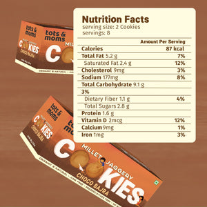 Tots & Moms Choco Bajra | Nuts & Seeds | Sweet & Savory | Pack of 3 - 150g each - HS678