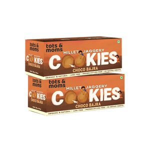 Tots & Moms Cookies - Choco Bajra - Pack of 2 - 150g each - HS08 - Pack of 2