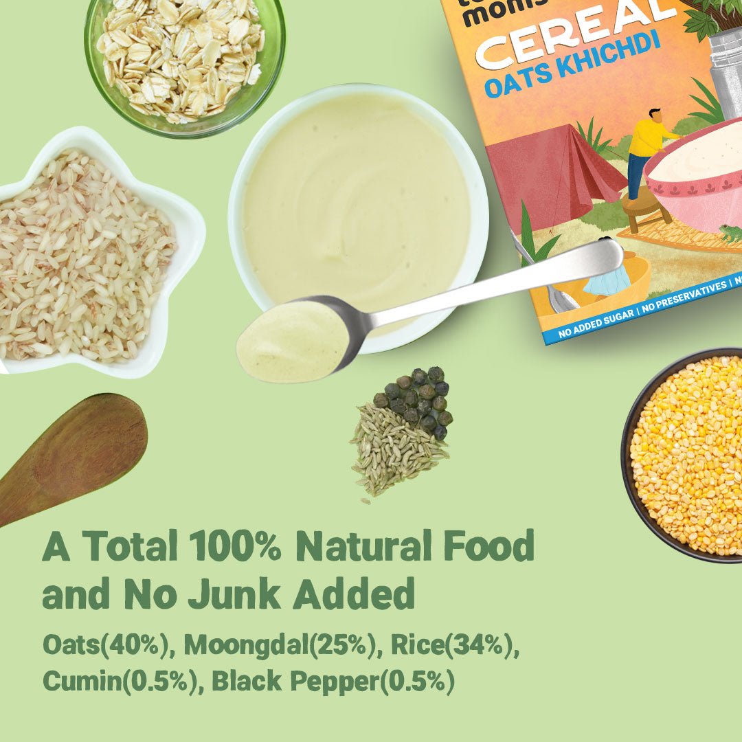 Tots & Moms Instant Oats Khichdi Baby Cereal - IN10