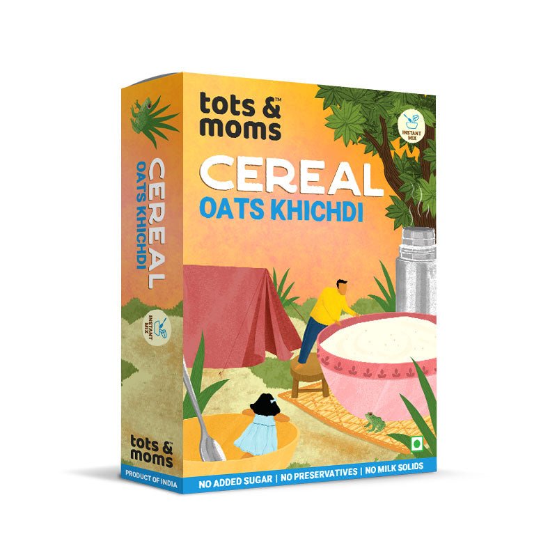 Tots & Moms Instant Oats Khichdi Baby Cereal - IN10