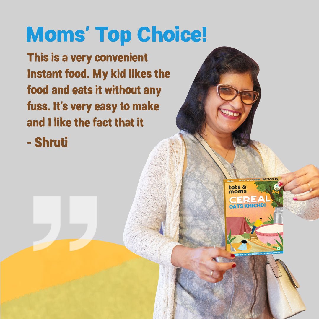 Tots & Moms Instant Oats Khichdi Baby Cereal - IN10