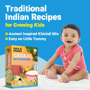 Tots & Moms Instant Oats Khichdi Baby Cereal - IN10