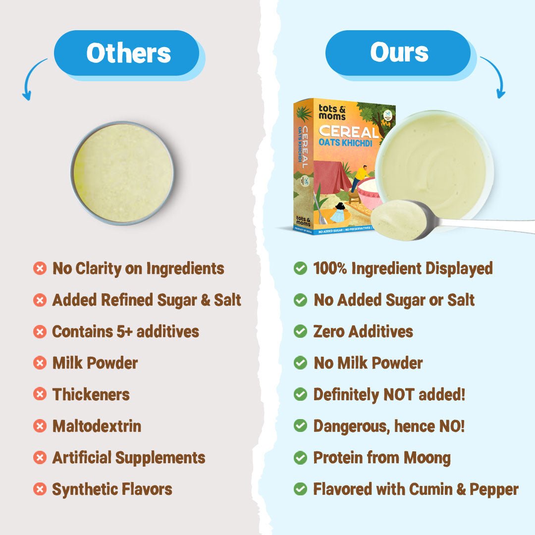 Tots & Moms Instant Oats Khichdi Baby Cereal - IN10