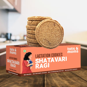 Tots & Moms Lactation Cookies - Shatavari Ragi - 150g - WP06