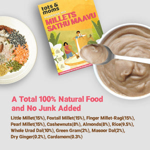 Tots & Moms Multigrain Millet Cereal - Millet Sathu Maavu - HP06
