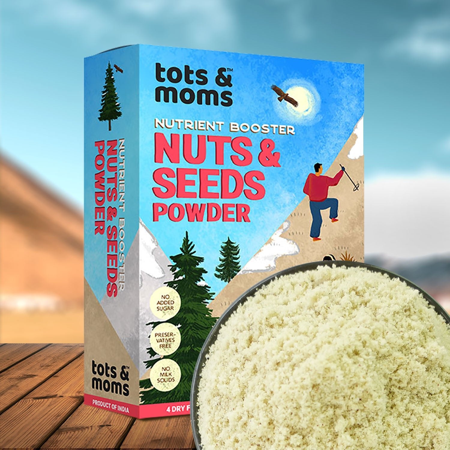 Tots & Moms Nuts & Seeds Powder - Pack of 2 - DM11 - Pack of 2