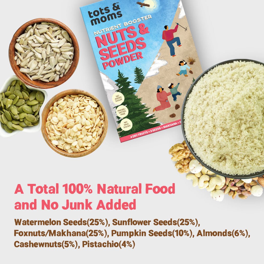 Tots & Moms Nuts & Seeds Powder - Pack of 2 - DM11 - Pack of 2