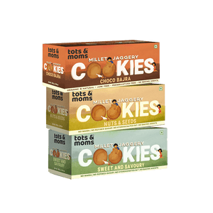 Tots & Moms | Nuts & Seeds | Sweet & Savory | Choco Bajra | Pack of 3 - 150g each - HS678
