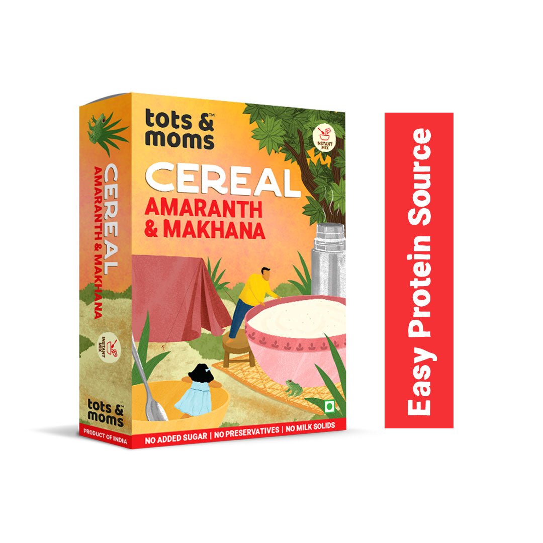 Tots & Moms Protein & Calcium Rich - Amaranth & Makhana Instant Cereal 200g - IN07