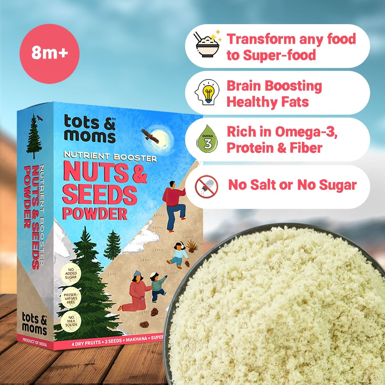Tots & Moms Protein Rich Foods - Pack of 3 - IN5HP6DM11