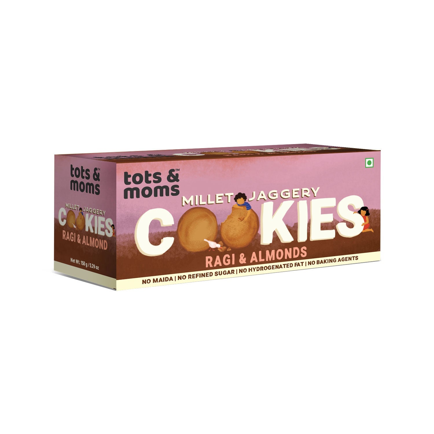 Tots & Moms - Ragi & Almond Cookies - HS05