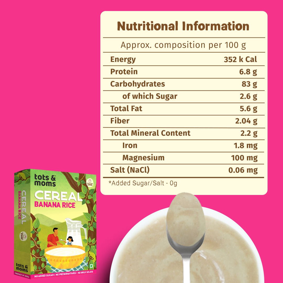Tots & Moms Red Rice Cereal for kids - 200g - CE02