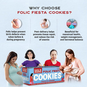 Tots & Moms - Women Cookies - Folic Fiesta - Food & Snack