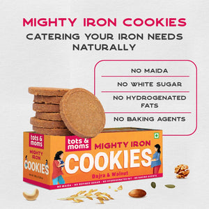 Tots & Moms Women Cookies - Mighty Iron - Lactation Cookies