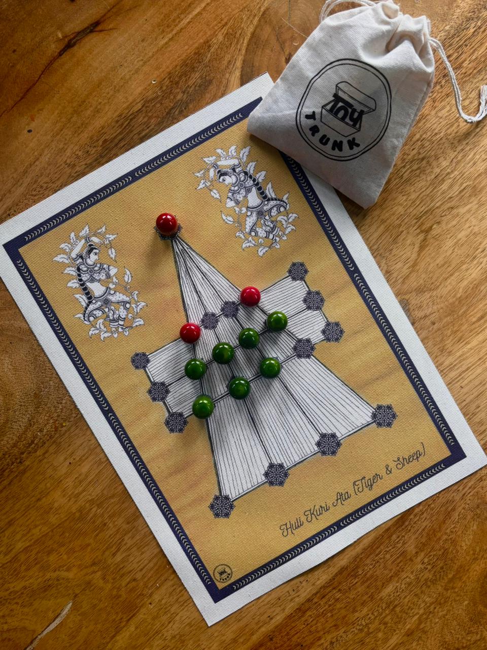 Toy Trunk Indian Strategy Board Games (Set of 4) - Board Games