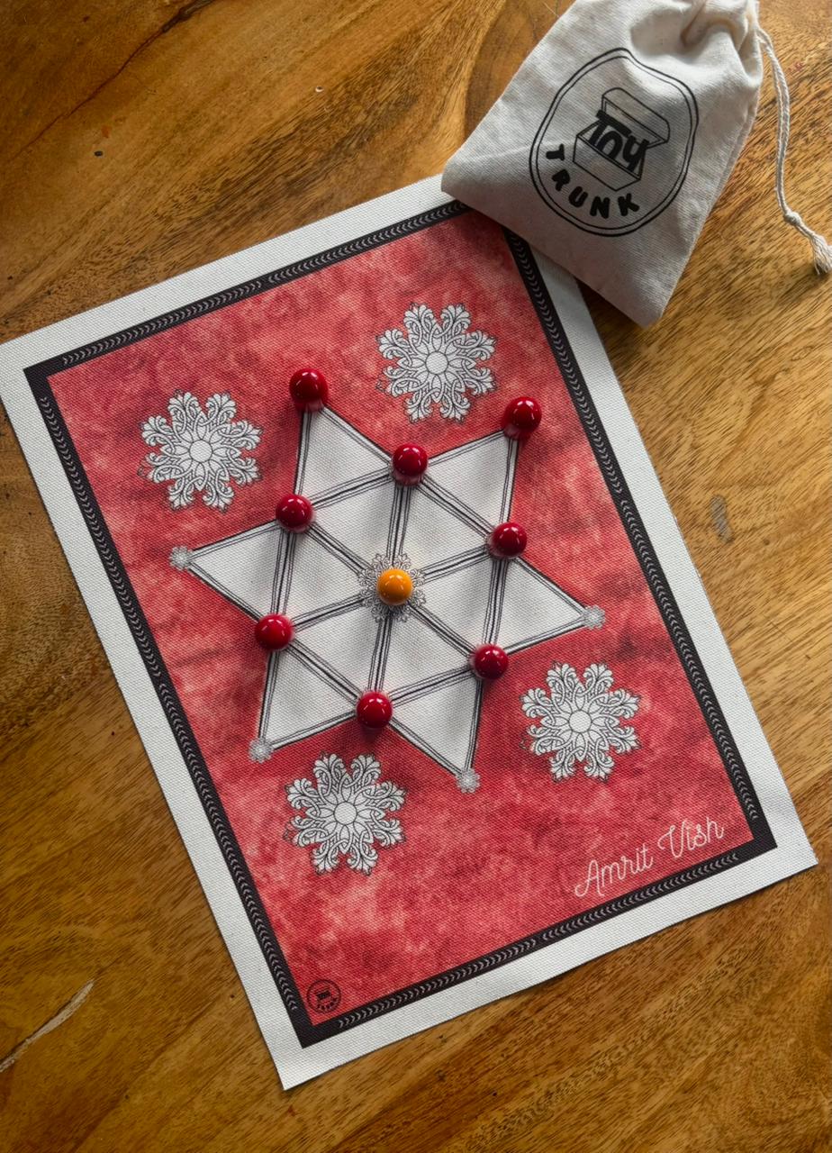 Toy Trunk Indian Strategy Board Games (Set of 4) - Board Games