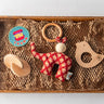 Toy Trunk Playful Development Kit (Interlocking Disc, Fabric Elephant, Bird Teether) - TTCO003
