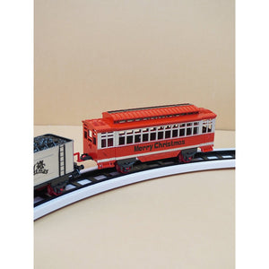 Train around the tree set with Light and Sound for Christmas Tree Decor - Christmas