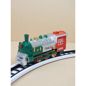 Train around the tree set with Light and Sound for Christmas Tree Decor - Christmas