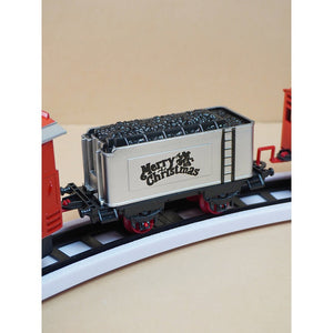 Train around the tree set with Light and Sound for Christmas Tree Decor - Christmas