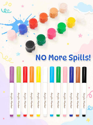 Train Your Brain | Mess Free Rock Painting Kit | The Mom Store - Art & Craft