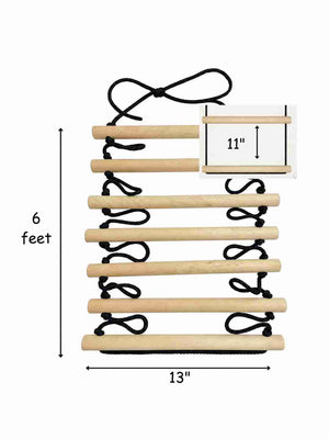 Train Your Brain Rope Ladder | the Mom Store - Indoor Climbers & Play Structures