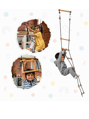 Train Your Brain Rope Ladder | the Mom Store - Indoor Climbers & Play Structures