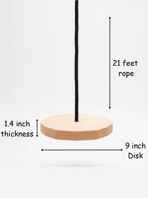 Train Your Brain Wooden Swing Disk | The Mom Store - Indoor Climbers & Play Structures