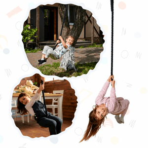 Train Your Brain Wooden Swing Disk | The Mom Store - Indoor Climbers & Play Structures
