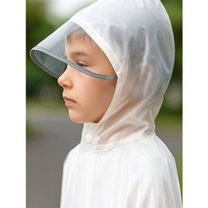 Translucent Dino Theme Raincoat for kids - 2XL - 7 - 8 Years Monsoon Wear