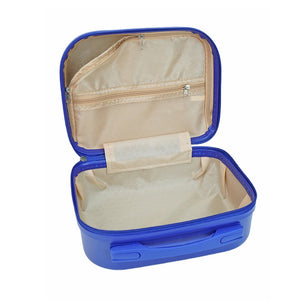 Travel theme Hardcase Travel Vanity Style Suitcase. - Back To School