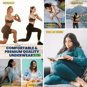 Trawee De - Brief Disposable Panty for Women | Premium Underwear |Brazilian Knickers | Use and Throw Briefs | Period Panties, Maternity, Travel, Spa, Daily Use | Non Transparent - DB001B - 0XS