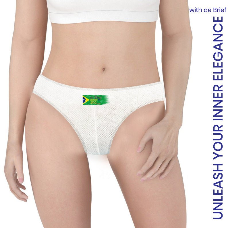 Trawee De - Brief Disposable Panty for Women | Premium Underwear |Brazilian Knickers | Use and Throw Briefs | Period Panties, Maternity, Travel, Spa, Daily Use | Non Transparent - DB001B - 0XS