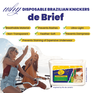 Trawee De - Brief Disposable Panty for Women | Premium Underwear |Brazilian Knickers | Use and Throw Briefs | Period Panties, Maternity, Travel, Spa, Daily Use | Non Transparent - XS Maternity Panty