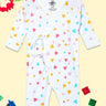 Triangles Infant Romper (Jabla Style) - ROM - SS - TRAGL - PM