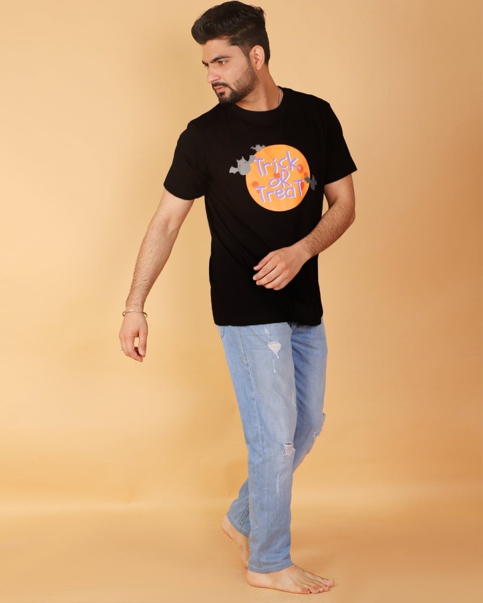 Trick Or Treat Unisex Womens T shirt - TWUS-TRTT-S