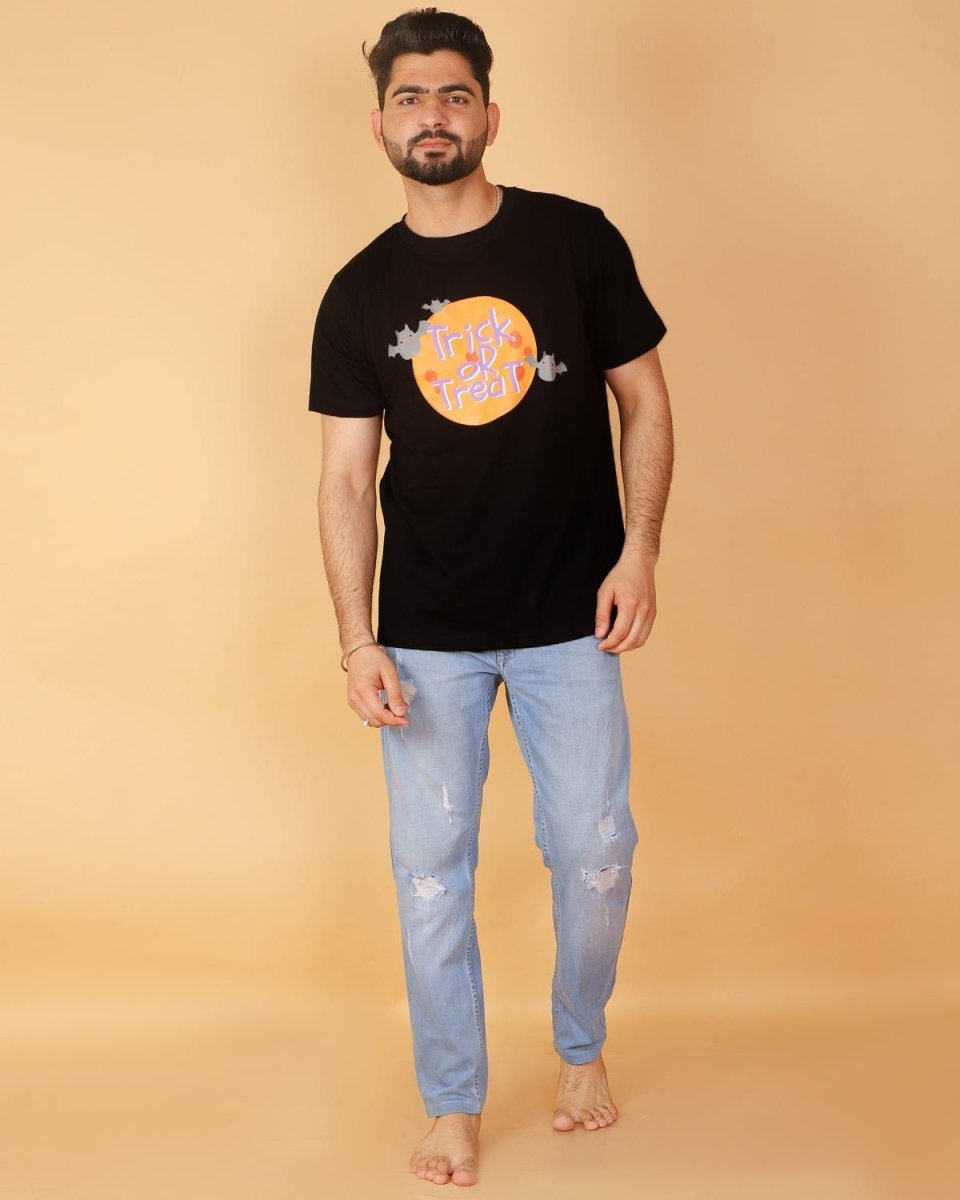 Trick Or Treat Unisex Womens T shirt - TWUS-TRTT-S