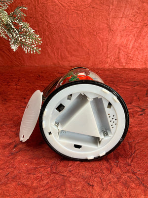 Trio Rotating Christmas Tree Musical Glitter Water Light, Christmas Snow Lantern - Christmas