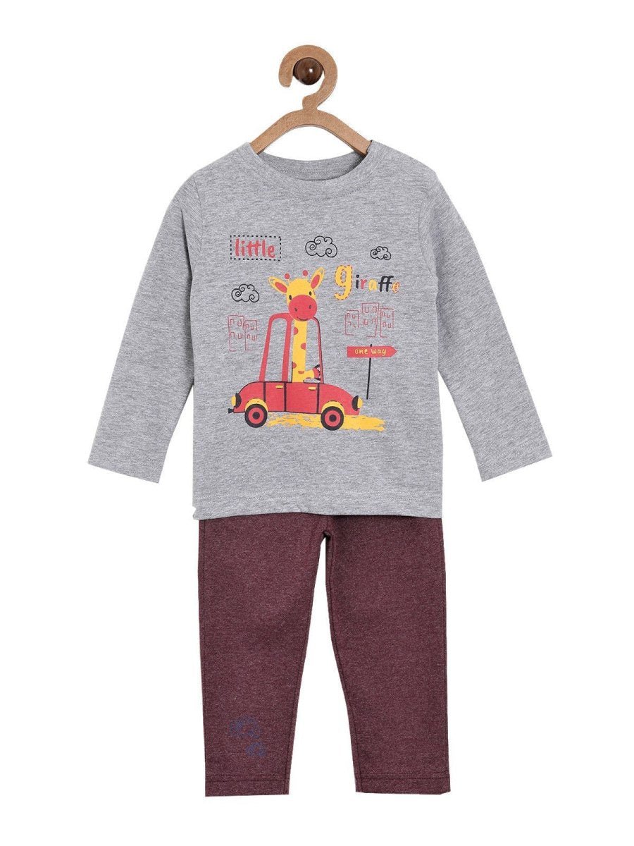 Trip With a Giraffe Casual Set - TPS-TPGF-0-6
