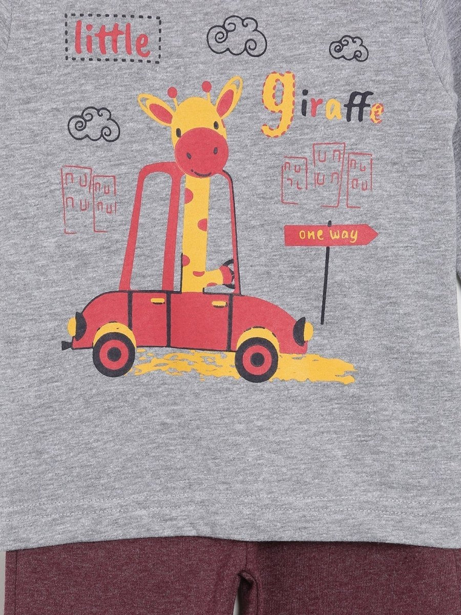 Trip With a Giraffe Casual Set - TPS-TPGF-0-6