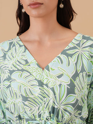 Tropic Escape Maternity and Nursing Kaftan Nighty - S Maternity Nightwear