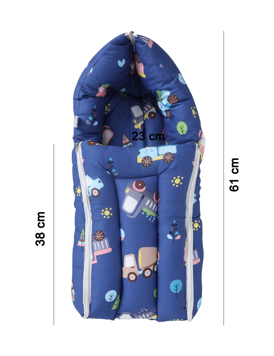 Truck Tunes-Baby Nest Sleeping Bag Portable Bed - BYPL-TRCTN-NST