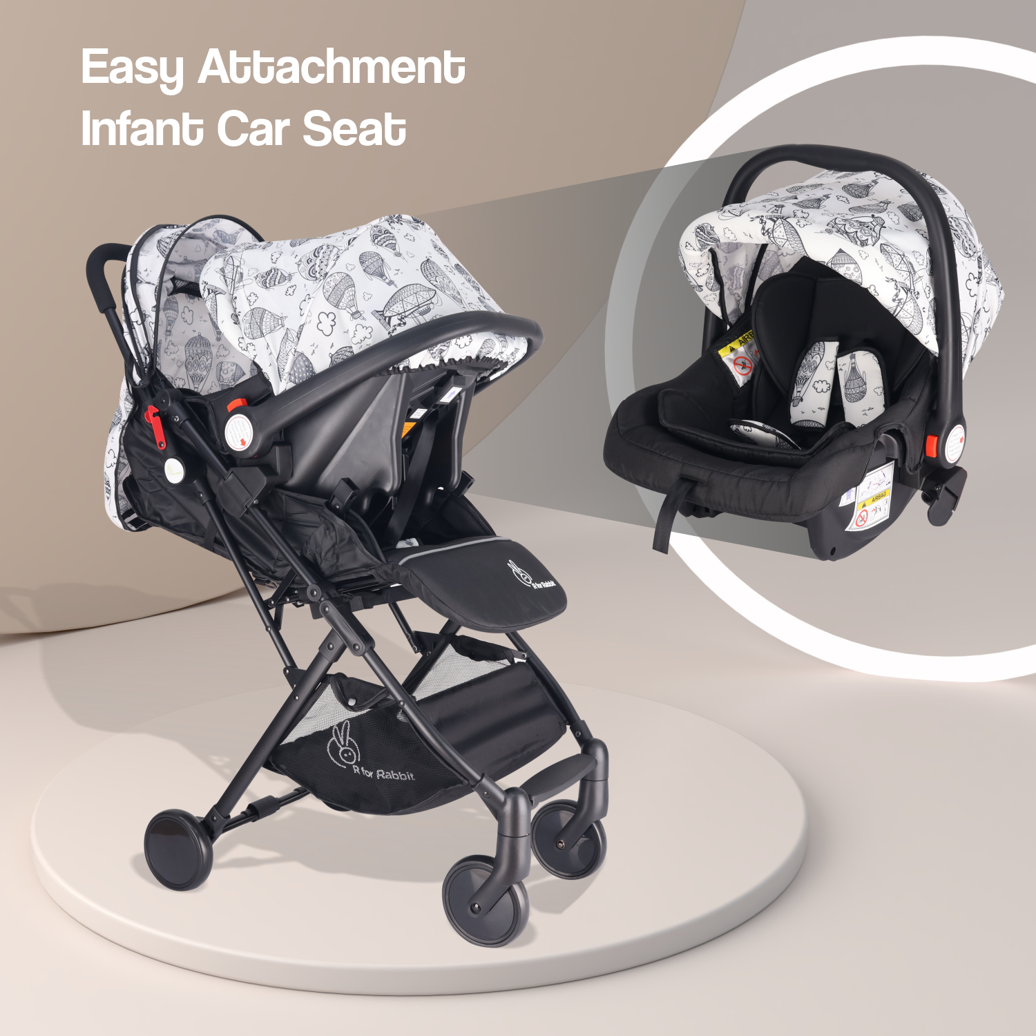 R for Rabbit Pocket Stroller Lite Travel System